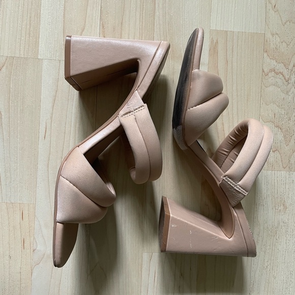 Beige Open Edit Stella Block Heel Sandals - Picture 4 of 4